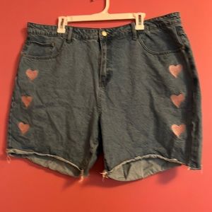 SHEIN Heart Shorts